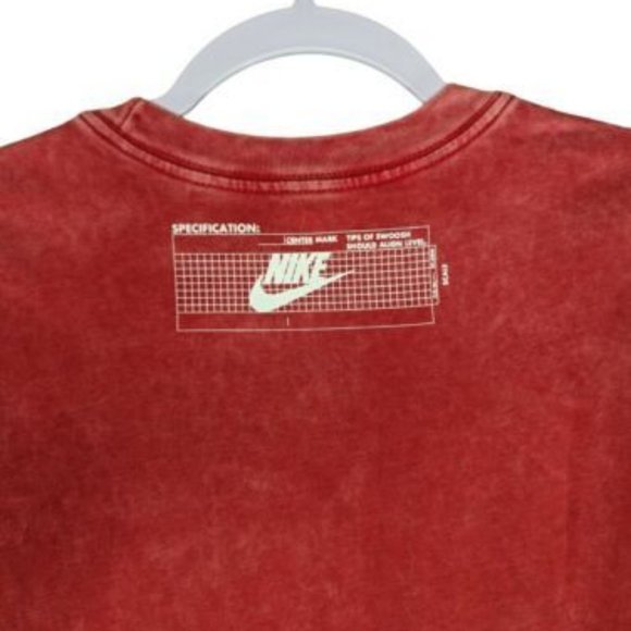 Nike Futura Washed Basketball Graphic Tee Just Do It Swoosh T-shirt Men's Size M - Picture 5 of 10
